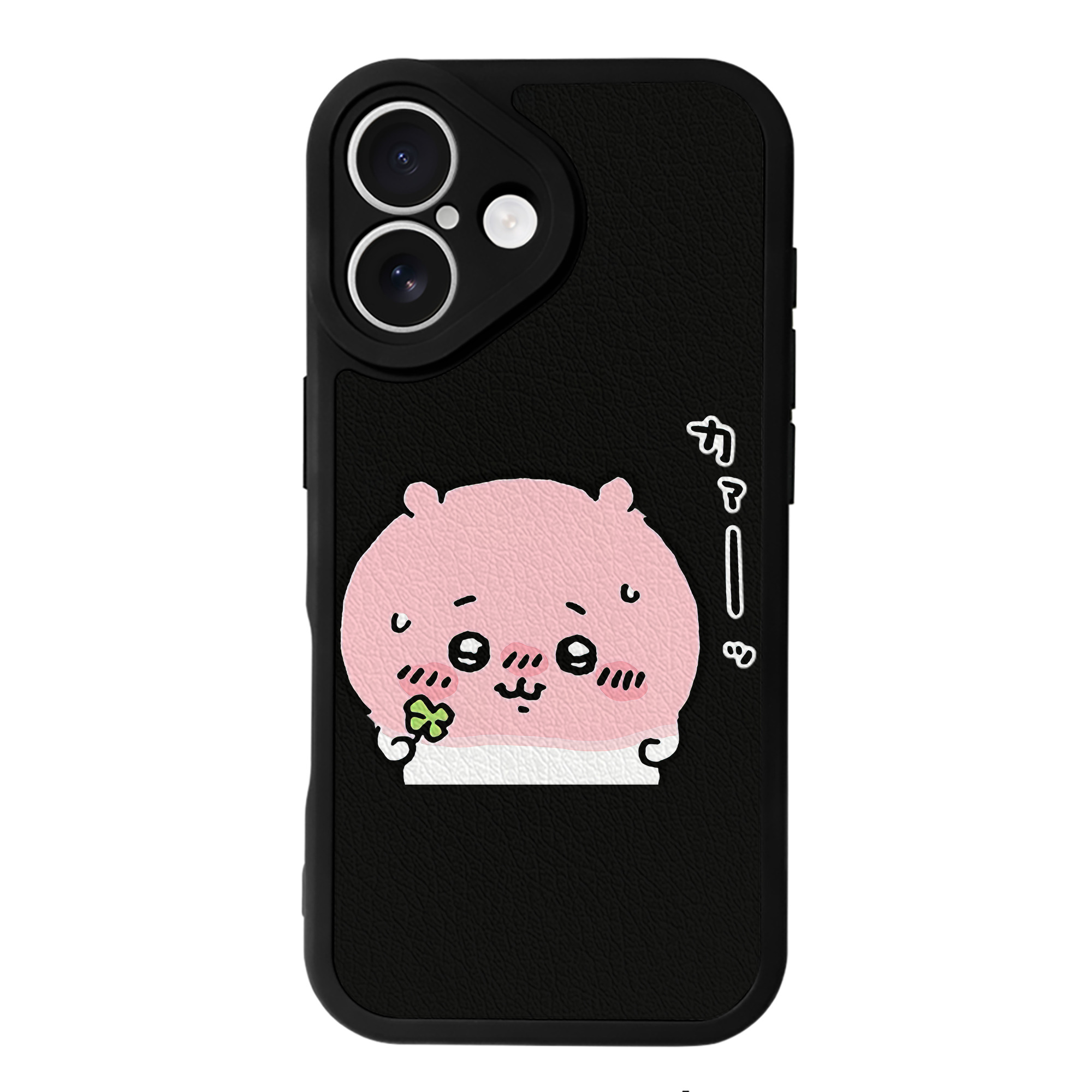 （画像用） ちいかわ ちいかわ Chii-kawa chiikawa 【iPhone 16シリーズ対応】シリコンスマホケース（レザー調） 材質：シリコン